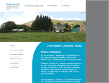 Tablet Screenshot of greenacrescampsite.com